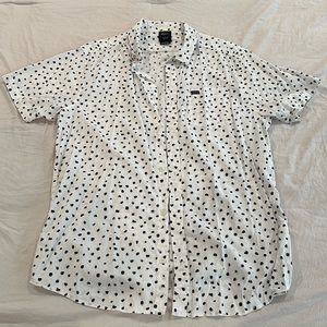RVCA SHORT SLEEVE BUTTON UP SHIRT